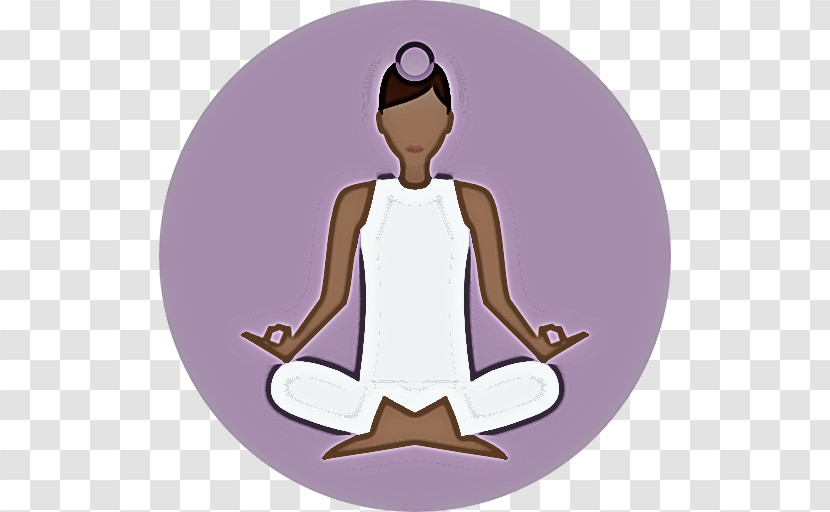 Yoga Meditation Physical Fitness Purple Violet Transparent PNG