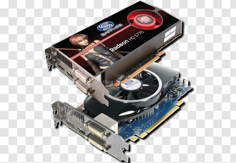 Graphics Cards & Video Adapters Radeon HD 5770 5750 Sapphire Technology - Io Card - Vapor Chamber Transparent PNG