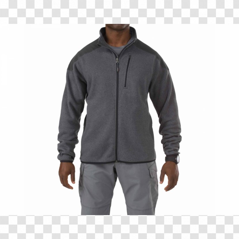 Sweater Clothing Fleece Jacket 5.11 Tactical - Casual - Gunpowder Transparent PNG