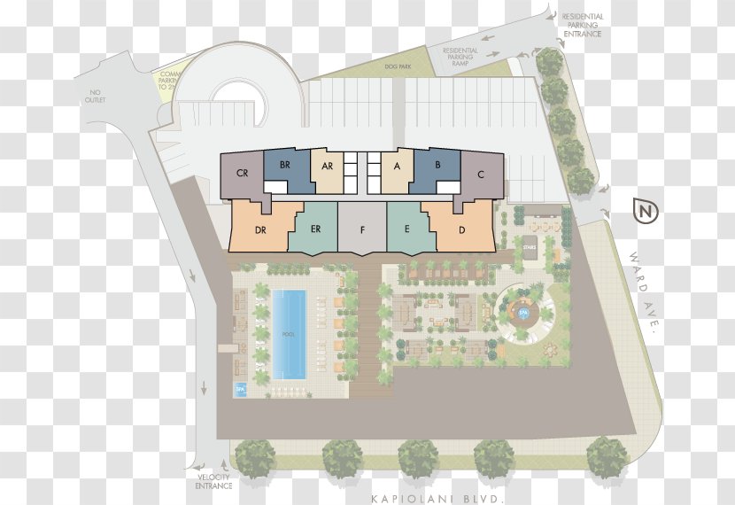 Floor Plan Residential Area Urban Design - Property Transparent PNG