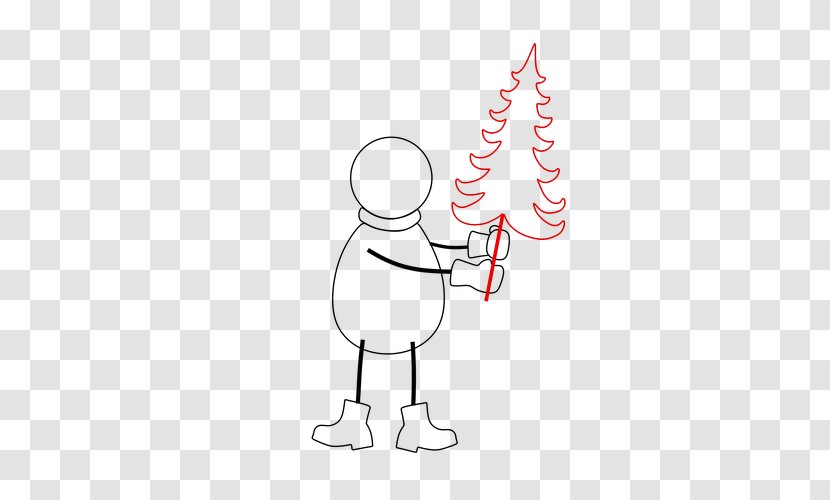 Clip Art Drawing Line Illustration Cartoon - Make A Snowman Transparent PNG