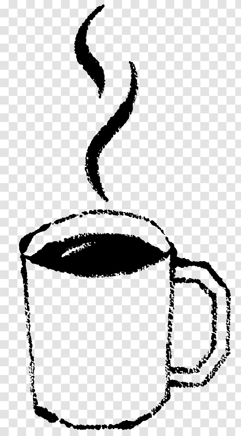 Coffee Cup Cafe Mug - Line Art Transparent PNG