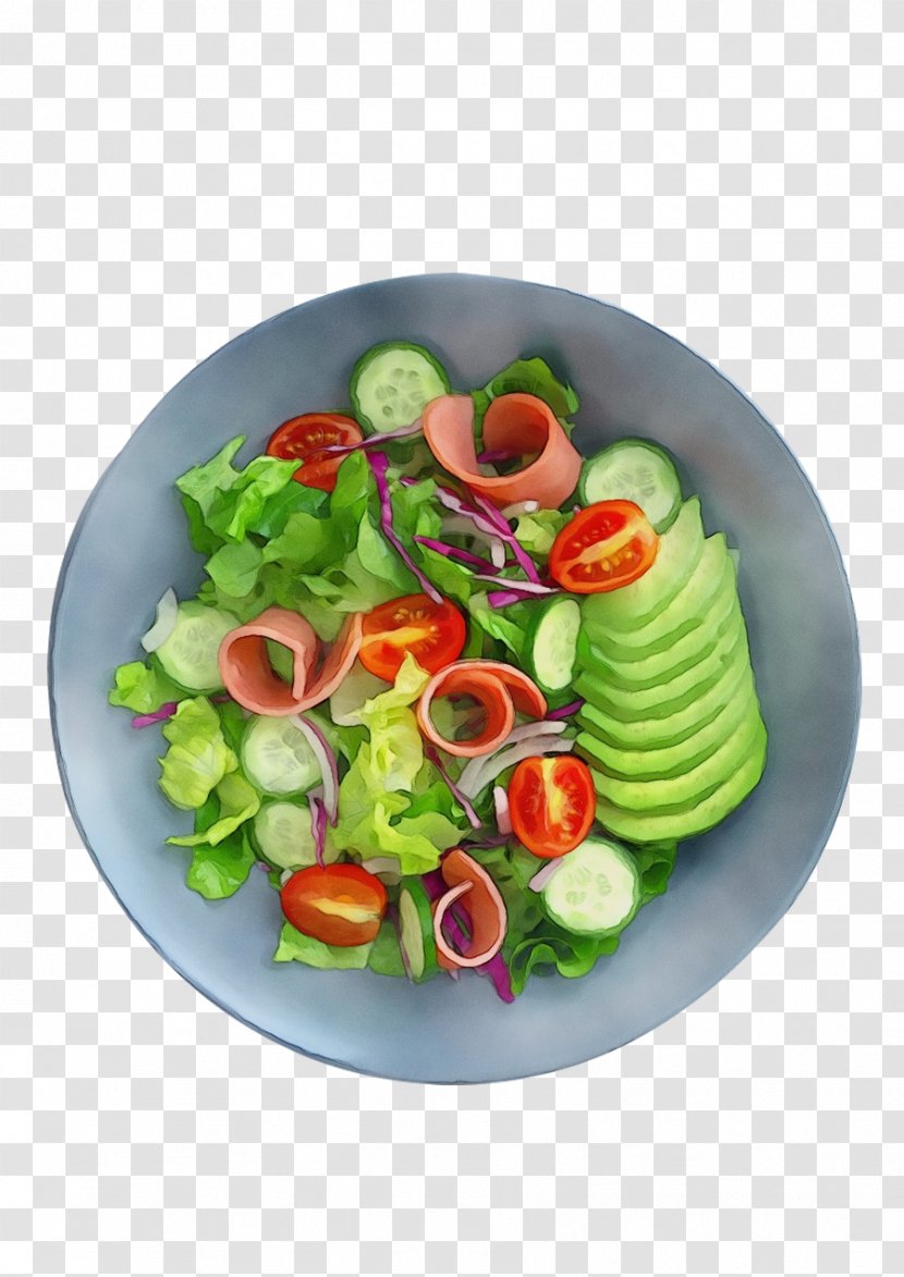 Food Cartoon - Garden Salad - Greek Superfood Transparent PNG