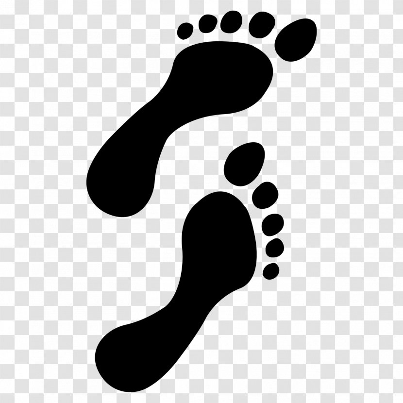 Drawing Footprint Black And White Clip Art - Photography - Microsoft Paint Transparent PNG