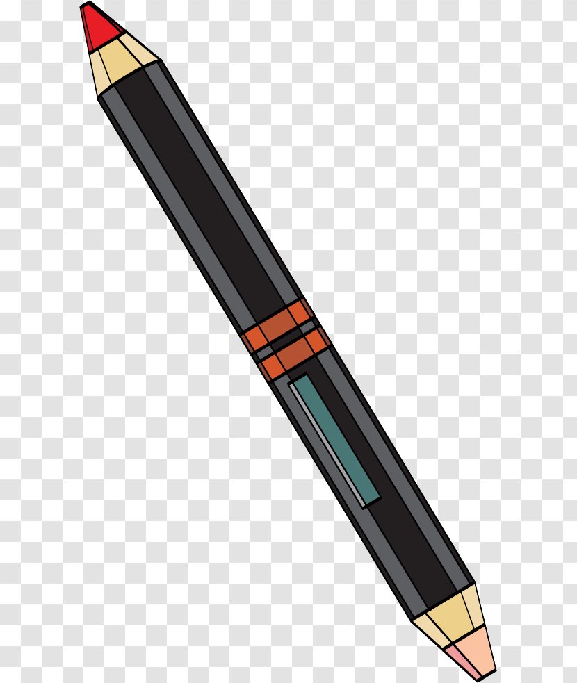 Ballpoint Pen Pencil Drawing - Makeup - Cartoon Double Color Cosmetic Transparent PNG