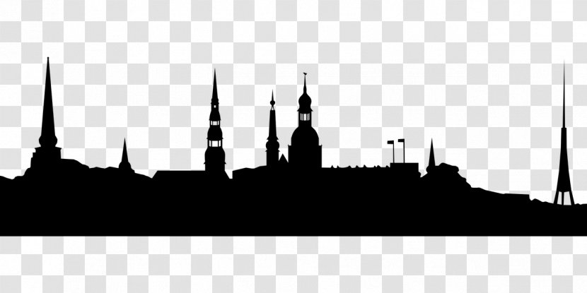 Riga Orienteering Week Silhouette - Watercolor - Building Transparent PNG