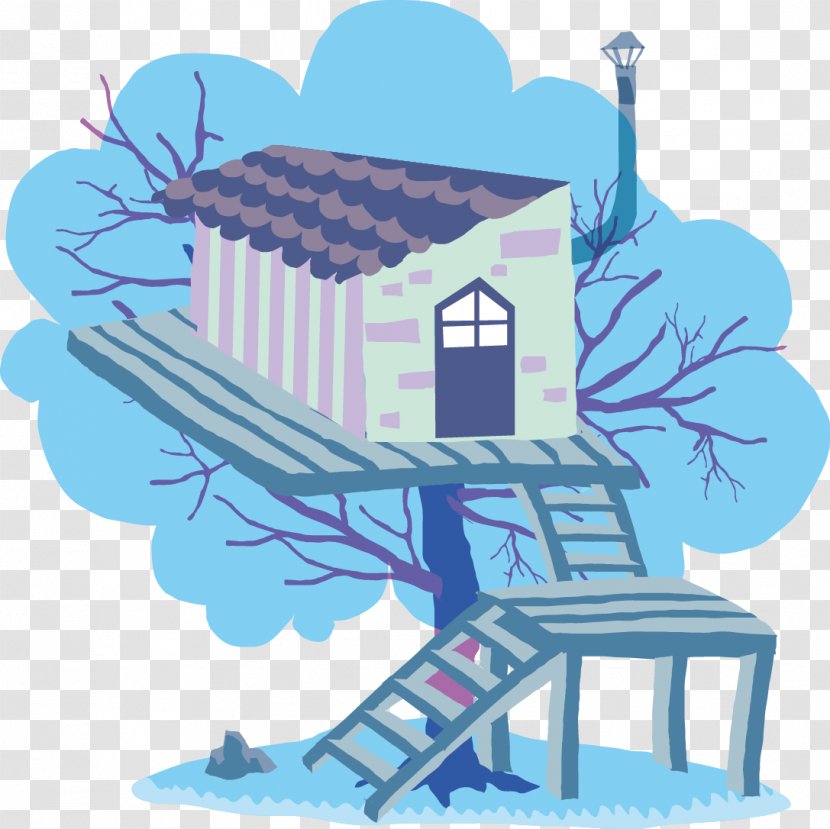 House Euclidean Vector Cartoon Illustration - Technology - Stairs Transparent PNG