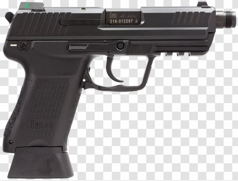 Heckler & Koch HK45 .45 ACP Pistol USP - Handgun Transparent PNG