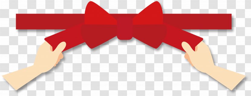 Brand Illustration - Red - A Delicate Bow Transparent PNG