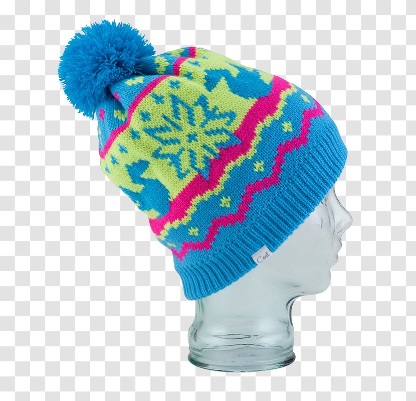 Cap Beanie Coal Blue Pom-pom - Woolen Transparent PNG