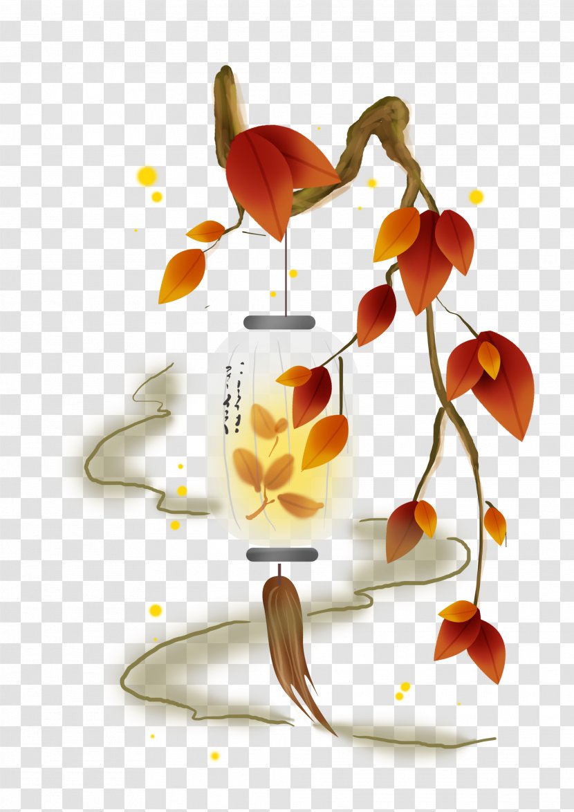 Chinese New Year Image Vector Graphics Design Painting - Orange - Mountain Laurel Flower Transparent PNG