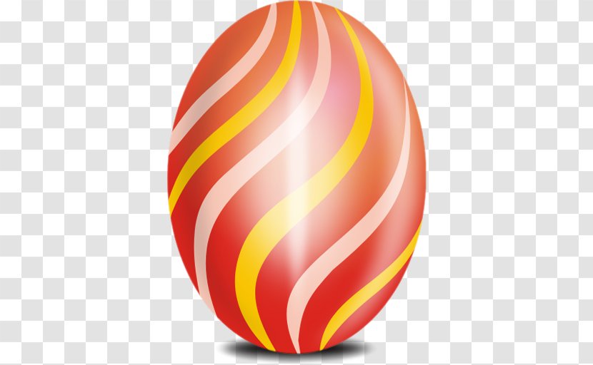 Easter Bunny Chinese Red Eggs Icon - Cartoon Transparent PNG