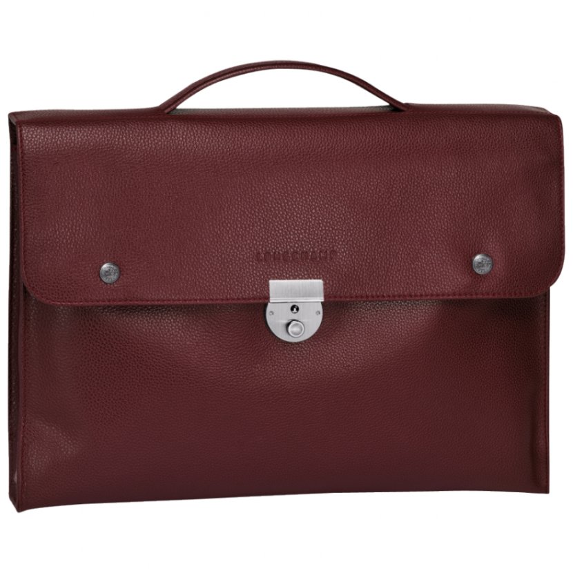 Briefcase Handbag Towel Longchamp - Red - Bag Transparent PNG