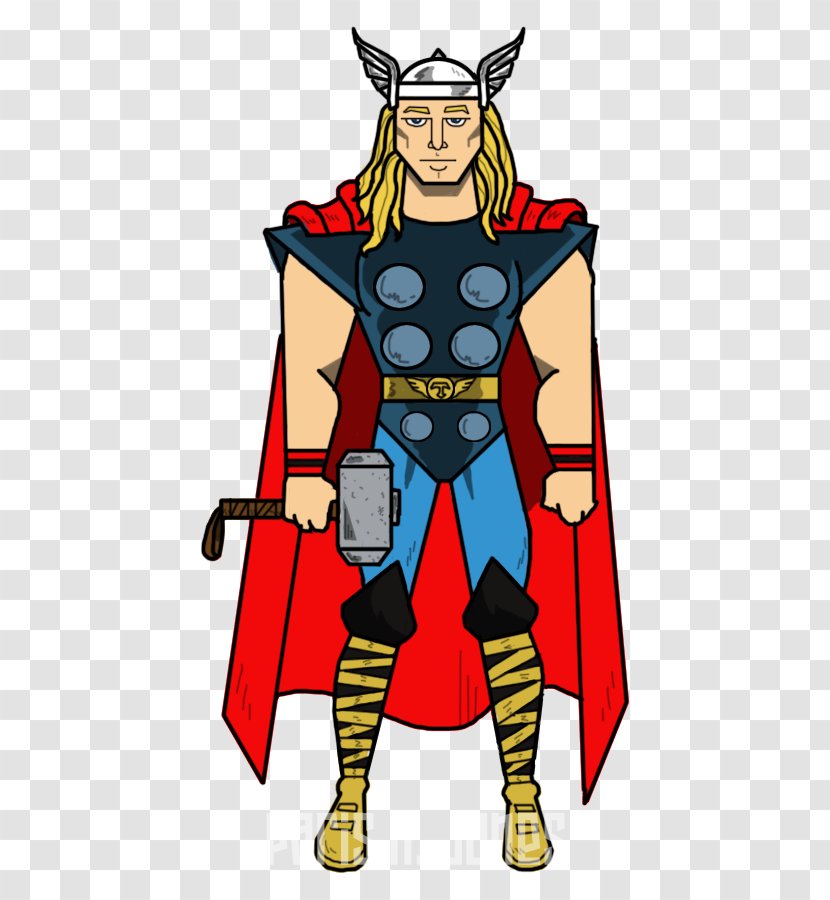 Thor Superhero Loki Superman Carol Danvers - Fictional Character Transparent PNG