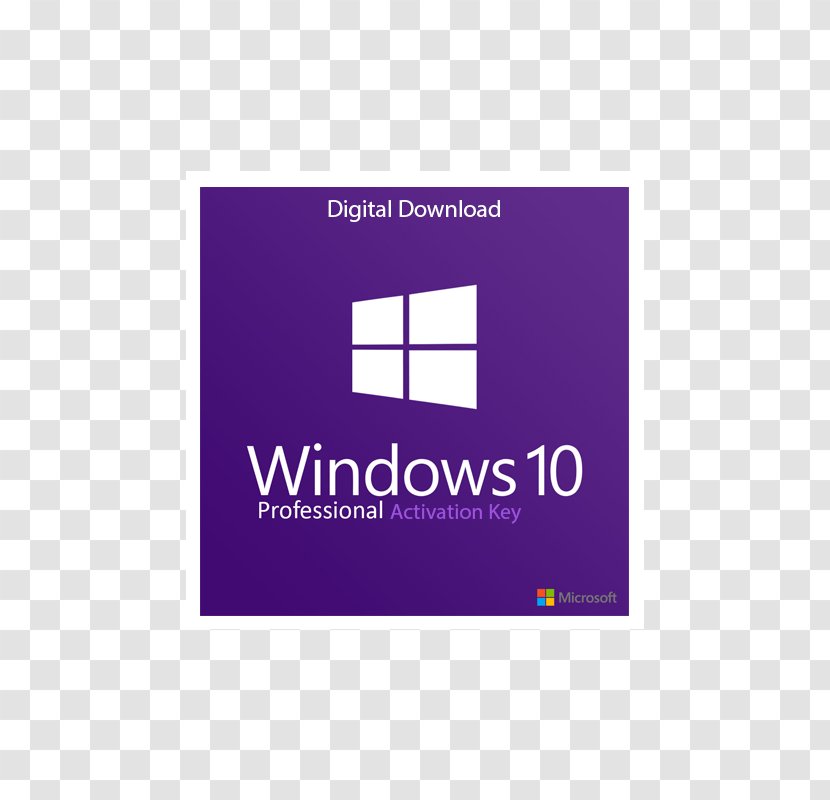 Microsoft Windows 10 Pro Product Key 64-bit Computing Transparent PNG