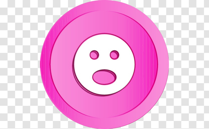 Smiley Pink M Cartoon Transparent PNG