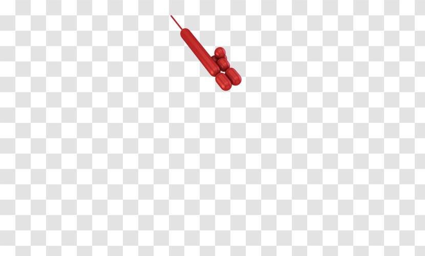 Line - Red - Balloon Dog Transparent PNG