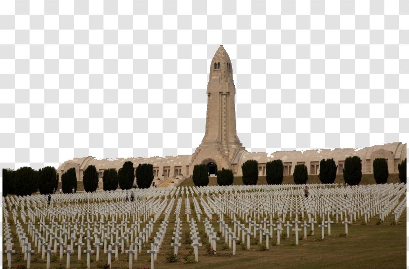 Paris Verdun Memorial Douaumont Ossuary Tourist Attraction - France Cemetery Landscape Nine Transparent PNG