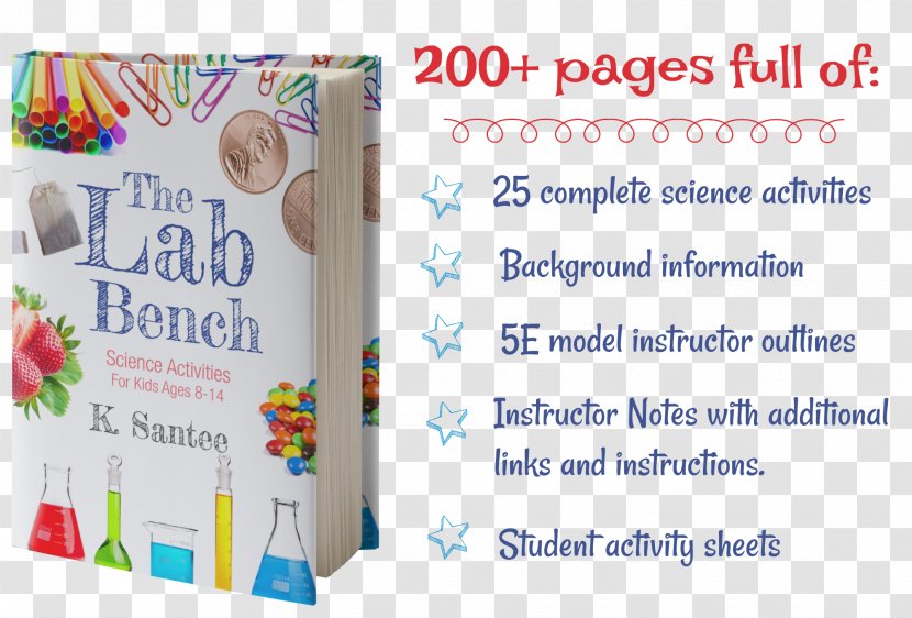 Party Font - Banner - Science Book Laboratory ChemistrySchool Kids Transparent PNG