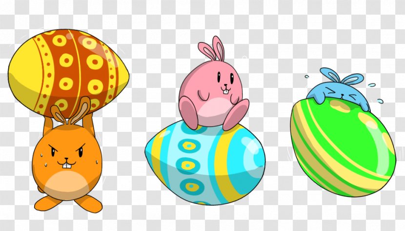 Easter Bunny Lent - Egg Hunt - Clip Art OpenclipartRebal Badge Transparent PNG
