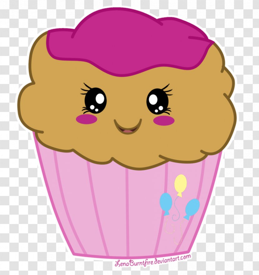 Cupcake Pinkie Pie Empanadilla Baking - Watercolor - Cake Transparent PNG