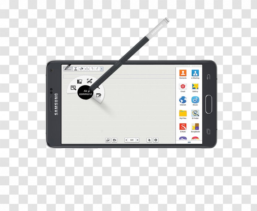 Samsung Galaxy Note 4 3 Ace Stylus Transparent PNG