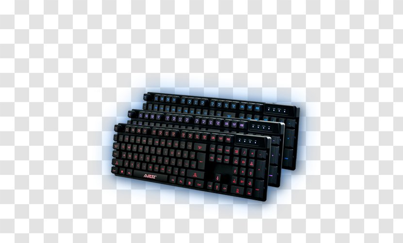 Computer Keyboard United States Mouse Gaming Keypad Backlight - Cyborg Transparent PNG