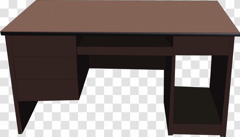 Bedside Tables Computer Desk Clip Art - Office - Table Transparent PNG