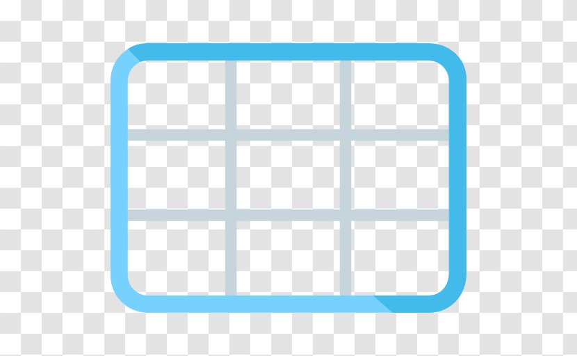 Icon Design User Interface - Azure - Abstract Rectangle Transparent PNG