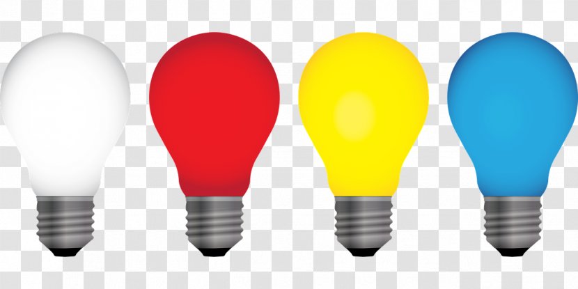 Incandescent Light Bulb Pixabay - Color - Colored Transparent PNG