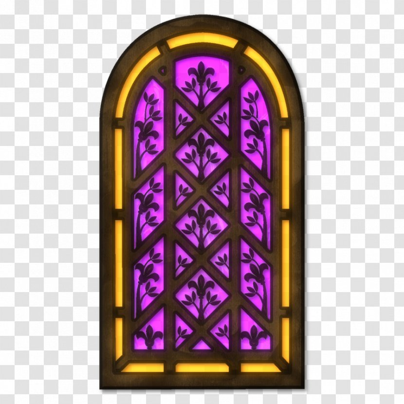 Rose Window Stained Glass Transparent PNG