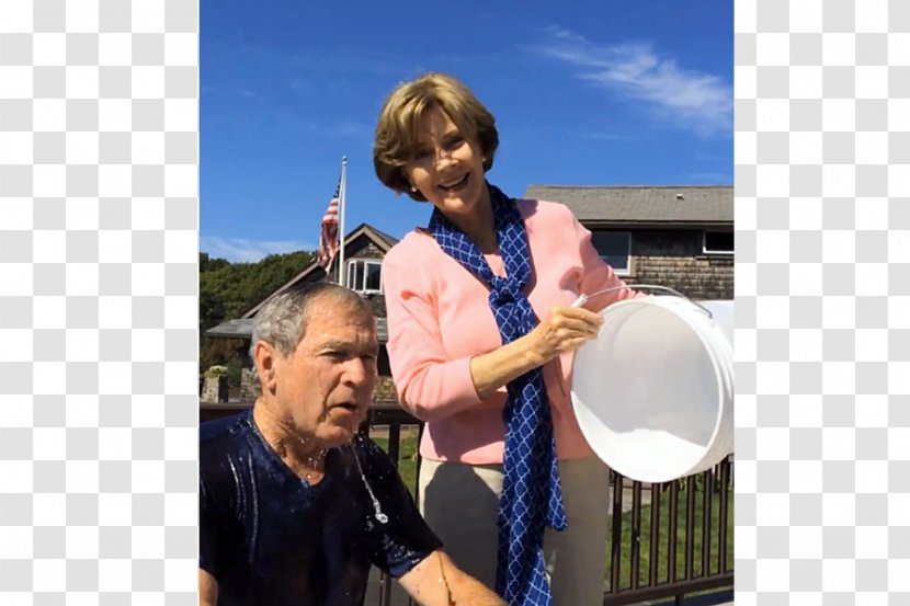President Of The United States George W. Bush Presidential Center Ice Bucket Challenge - Wind Instrument Transparent PNG