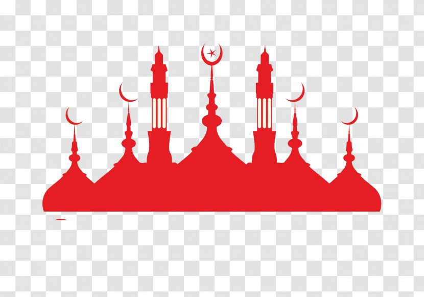 Mosque Silhouette Islam - Place Of Worship - Islamic Buddhist Temple Transparent PNG
