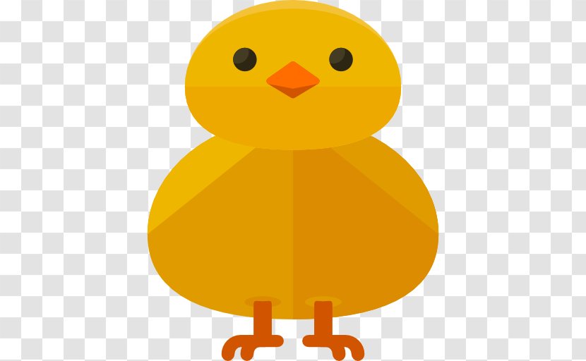 Chicken Duck Icon - Yellow - A Chick Transparent PNG