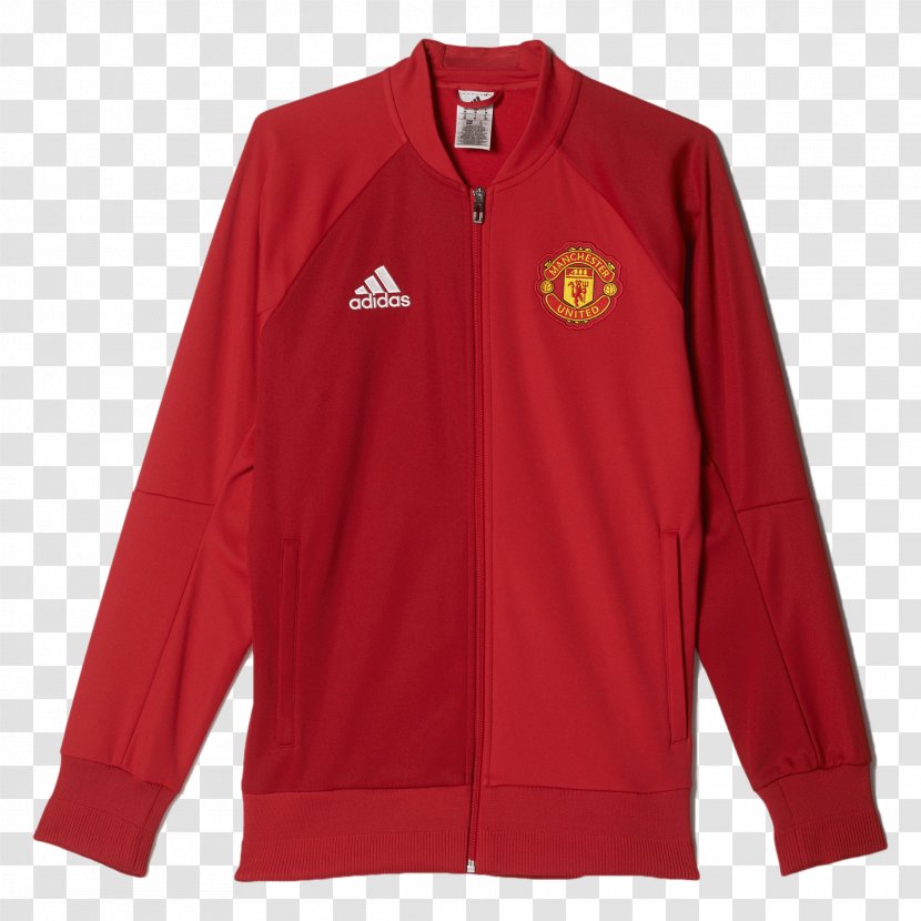 Manchester United F.C. Jacket Adidas Three Stripes Transparent PNG