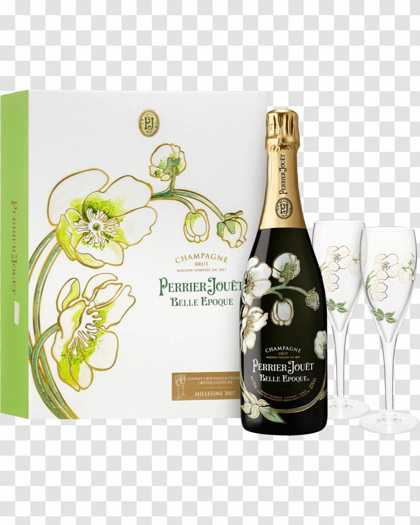 Champagne Belle Époque Rosé Perrier-Jouët - Alcoholic Beverage Transparent PNG