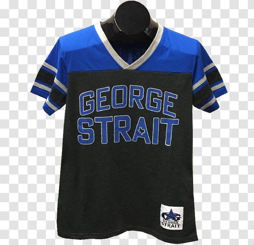 Sports Fan Jersey T-shirt Baseball Uniform Logo Sleeve - Clothing - George Strait Transparent PNG