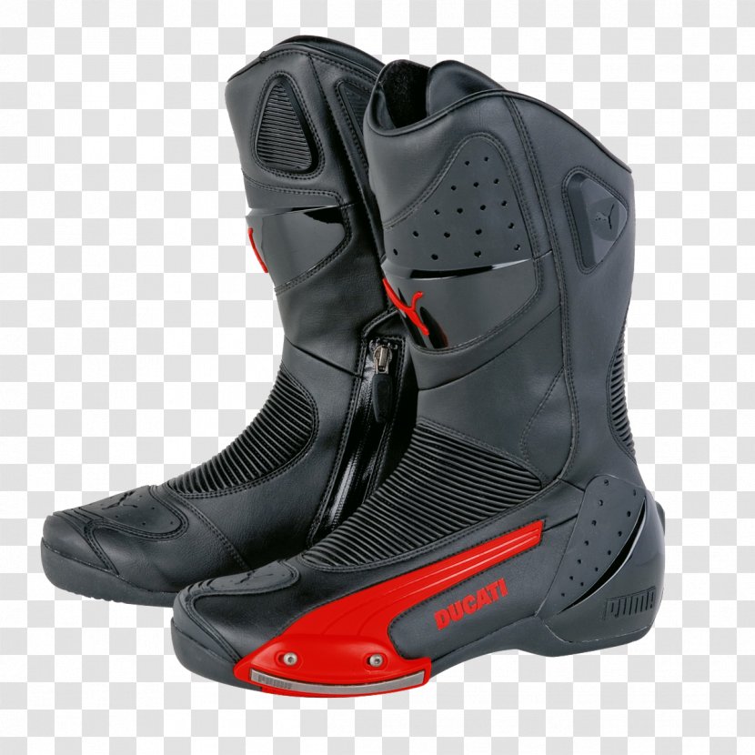 Motorcycle Boot Ducati Shoe - Sportswear Transparent PNG