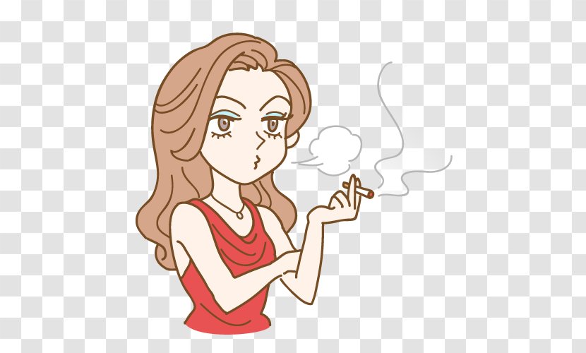 Tobacco Smoking Ban Nicotine Illustrator - Heart - Woman Transparent PNG