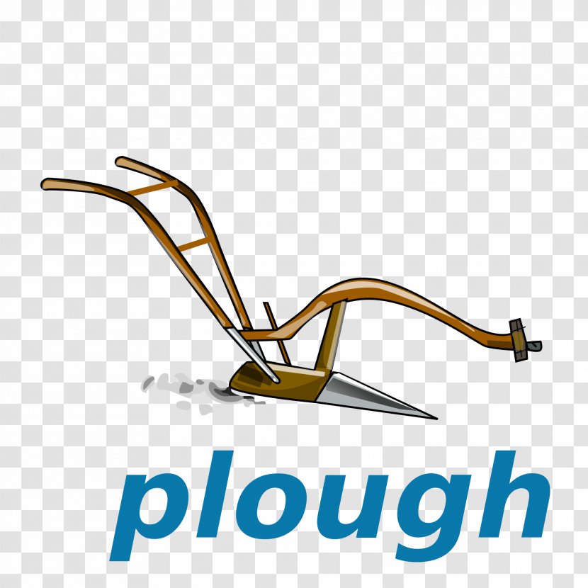 Plough Agriculture Snowplow Clip Art - Tractor - Railroad Tracks Transparent PNG