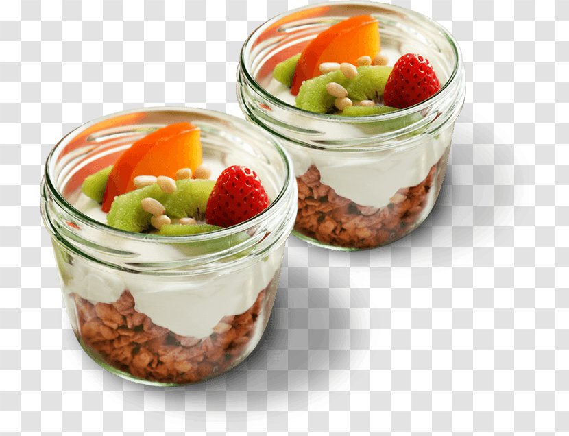 Trifle Verrine Vegetarian Cuisine Parfait Frozen Dessert - Musli Transparent PNG