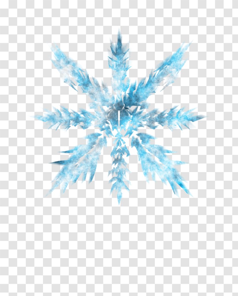 Ice Crystals Blue Transparent PNG