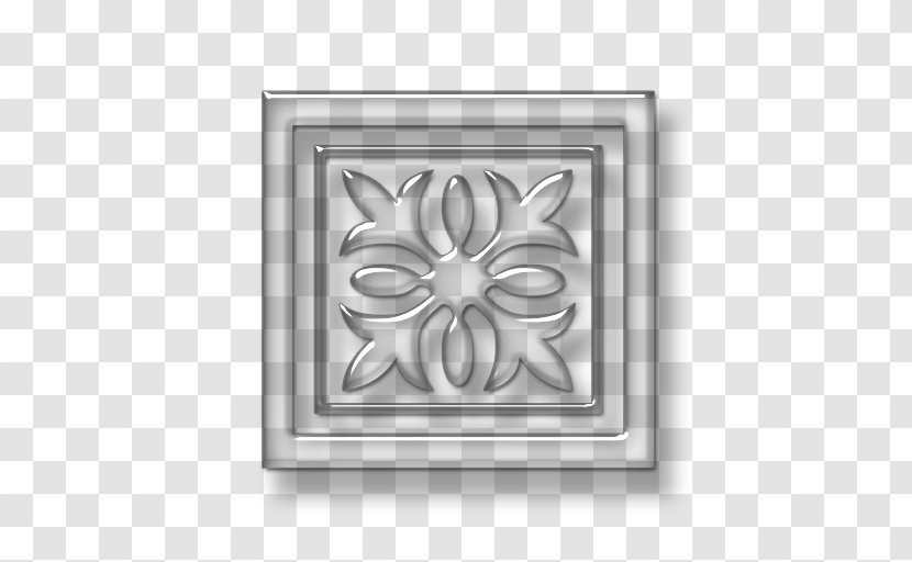 Silver Picture Frames Angle Pattern Transparent PNG