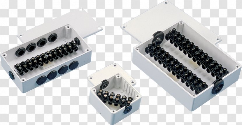 Electrical Connector Junction Box Electricity Distribution Board Wires & Cable - Electronic Component Transparent PNG