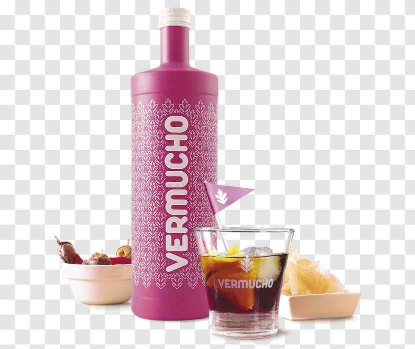 Mataro Red Wine Vermouth Liqueur - Flower - Aperitif And Appetizer Transparent PNG
