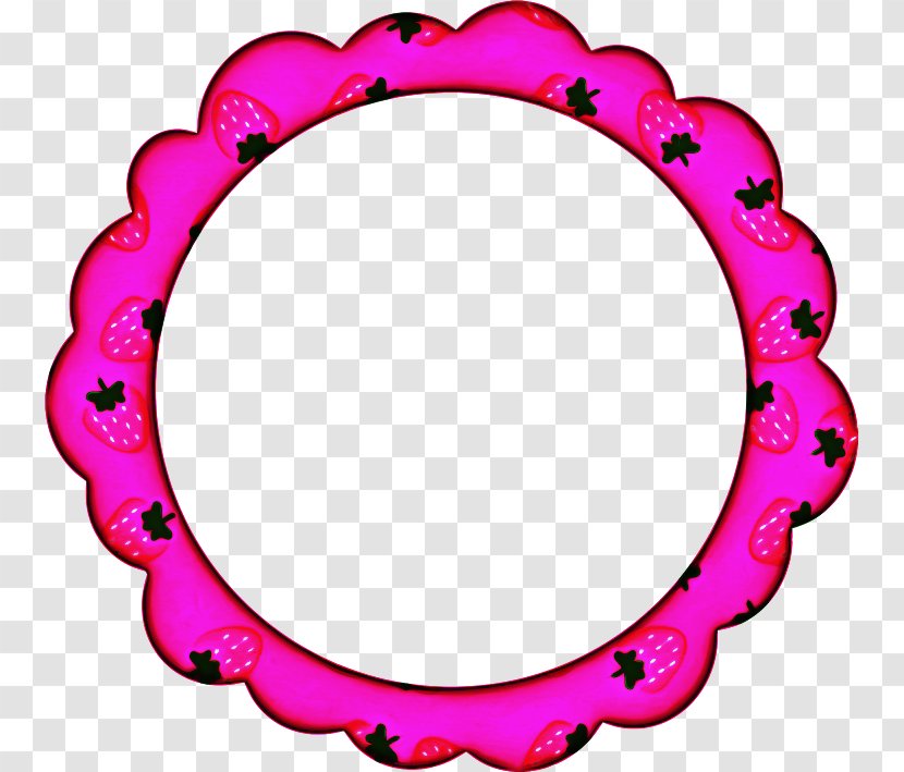 Background Pink Frame - Magenta - Picture Oval Transparent PNG
