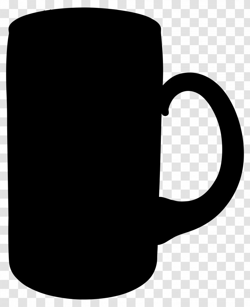 Coffee Cup Mug M Product Design - Blackandwhite Transparent PNG