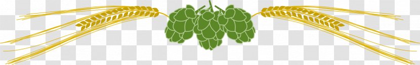 Beer Hops Barley Clip Art - Drawing - Microsoft Cliparts Transparent PNG