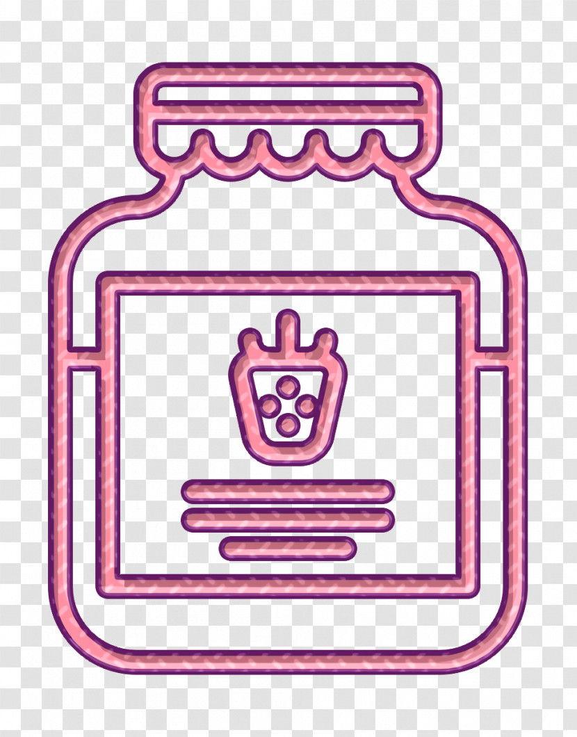 Supermarket Icon Jam Icon Strawberry Jam Icon Transparent PNG