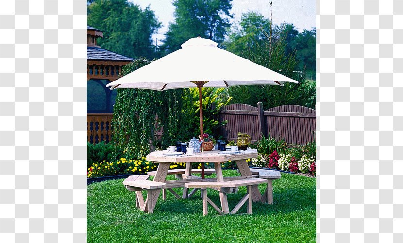 Picnic Table Garden Furniture Bench - Backyard - Fine Workmanship Transparent PNG